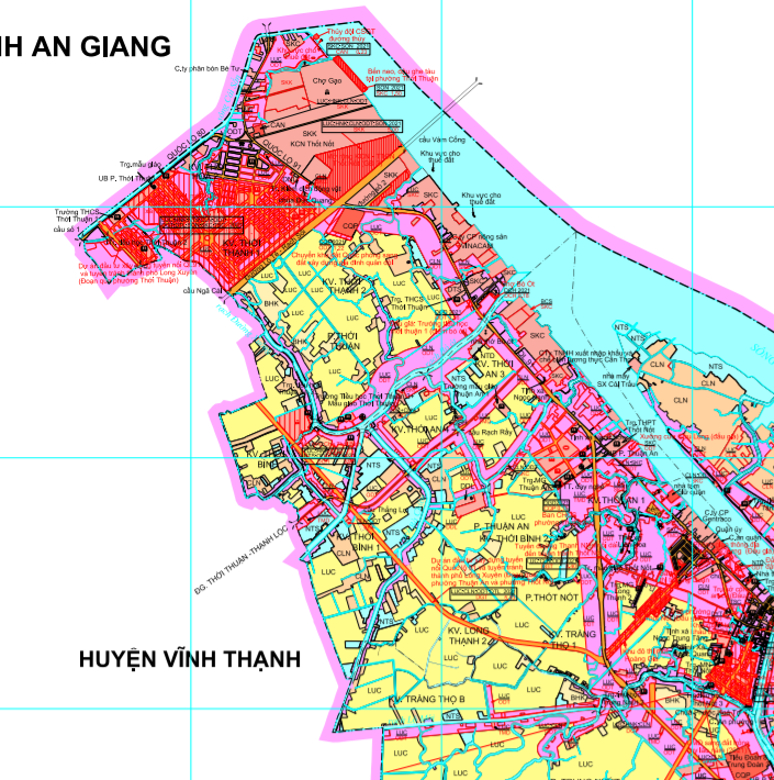 Bản đồ quy hoạch sử dụng đất phường Thới Thuận, quận Thốt Nốt, Quận Thốt Nốt - Ảnh 2.