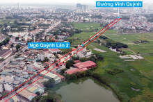 Những khu đất sắp thu hồi để mở đường ở xã Vĩnh Quỳnh, Thanh Trì, Hà Nội (phần 1)