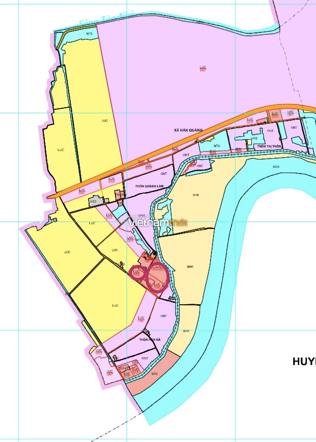 Đất có quy hoạch ở xã Hán Quảng, Quế Võ, Bắc Ninh - Ảnh 1.
