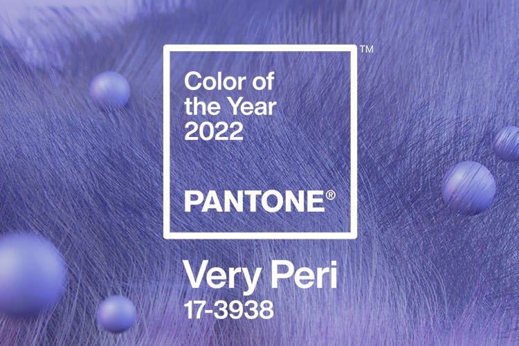 Pantone công bố màu sắc của năm 2022: Màu xanh hoa dừa cạn Very Peri - Ảnh 1. Pantone công bố màu sắc của năm 2022: Màu xanh hoa dừa cạn Very Peri - Ảnh 1.
