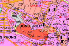 Bản đồ quy hoạch giao thông phường Đông Triều, thị xã Đông Triều, tỉnh Quảng Ninh đến năm 2030