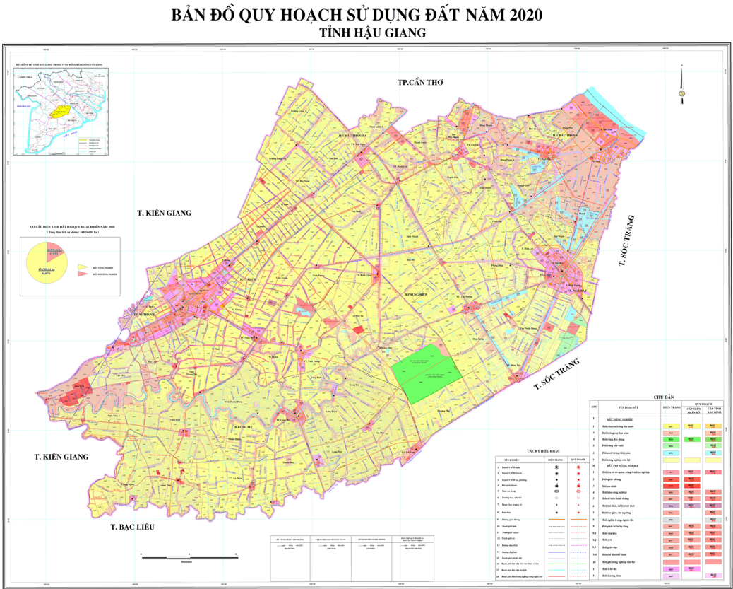 Bản đồ quy hoạch sử dụng đất tỉnh Hậu Giang - Ảnh 2. Bản đồ quy hoạch sử dụng đất tỉnh Hậu Giang - Ảnh 2.