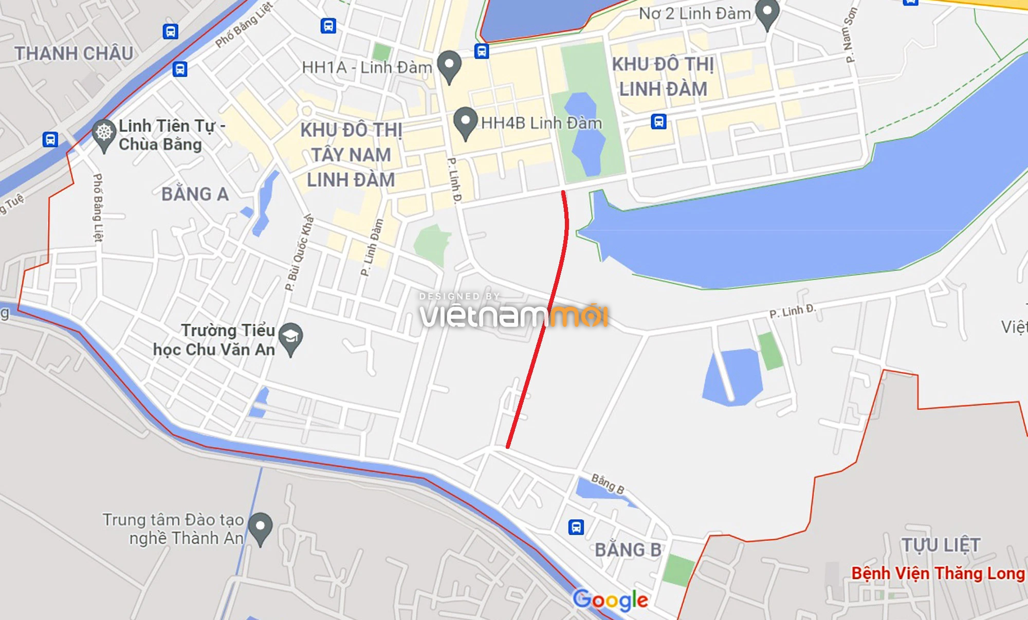 Đường sẽ mở theo quy hoạch ở phường Hoàng Liệt, Hoàng Mai, Hà Nội (phần 2) - Ảnh 1. Đường sẽ mở theo quy hoạch ở phường Hoàng Liệt, Hoàng Mai, Hà Nội (phần 2) - Ảnh 1.