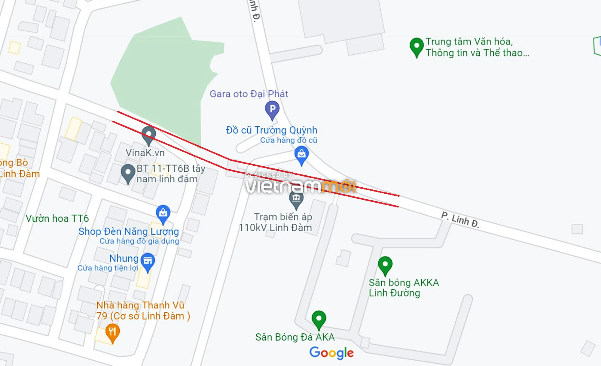 Đường sẽ mở theo quy hoạch ở phường Hoàng Liệt, Hoàng Mai, Hà Nội (phần 2) - Ảnh 8. Đường sẽ mở theo quy hoạch ở phường Hoàng Liệt, Hoàng Mai, Hà Nội (phần 2) - Ảnh 8.
