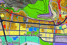 Bản đồ quy hoạch sử dụng đất phường Cẩm Sơn, TP Cẩm Phả, Quảng Ninh