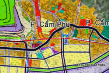 Bản đồ quy hoạch sử dụng đất phường Cẩm Phú, TP Cẩm Phả, Quảng Ninh