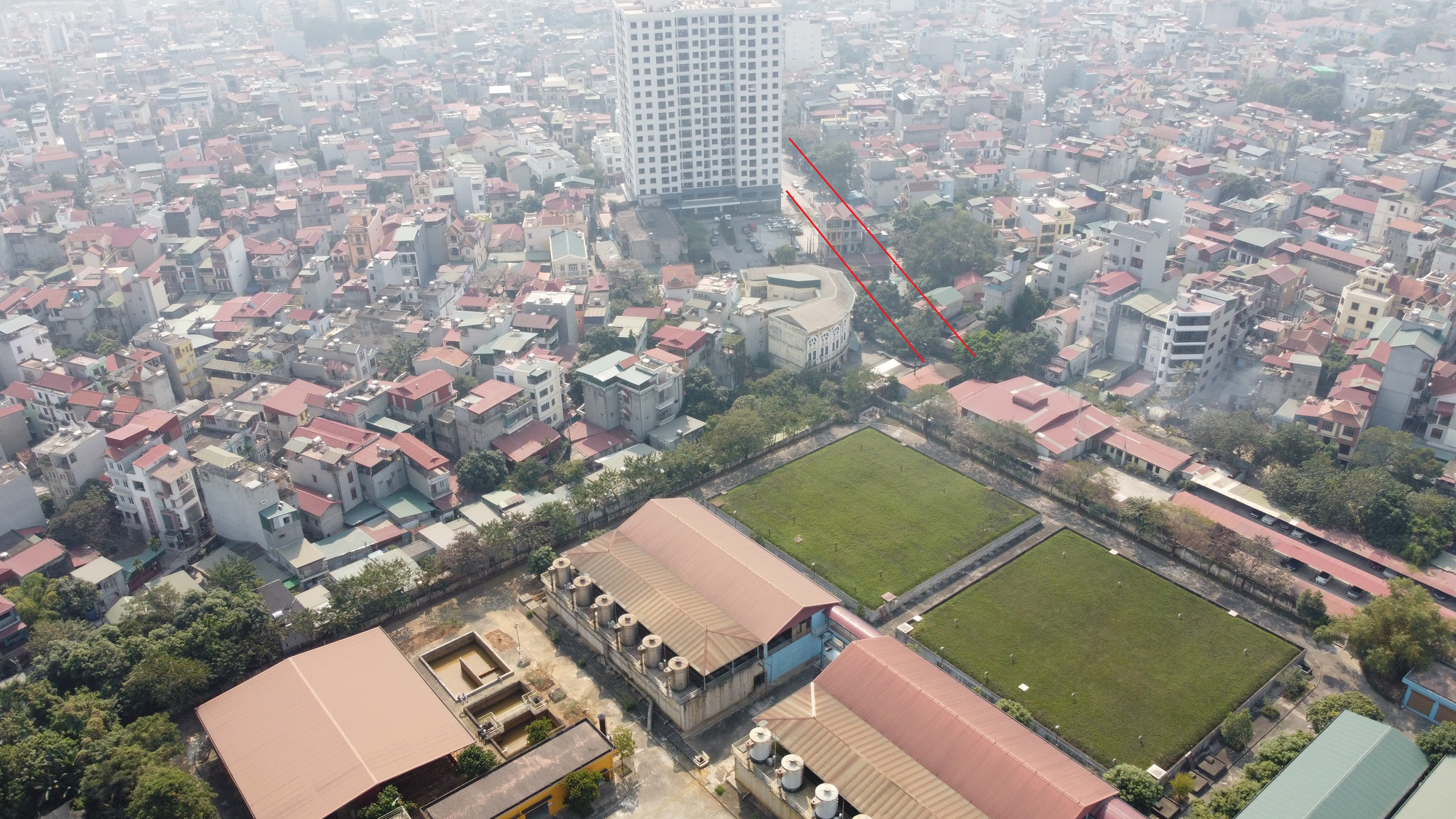 Duyệt chỉ giới đường từ khu Đoàn ngoại giao đến Nhà máy nước Cáo Đỉnh, quận Bắc Từ Liêm - Ảnh 1. Duyệt chỉ giới đường từ khu Đoàn ngoại giao đến Nhà máy nước Cáo Đỉnh, quận Bắc Từ Liêm - Ảnh 1.