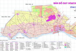 Bản đồ quy hoạch giao thông tỉnh Tiền Giang