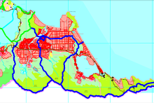 Bản đồ quy hoạch giao thông thị trấn Lăng Cô, huyện Phú Lộc, Thừa Thiên Huế