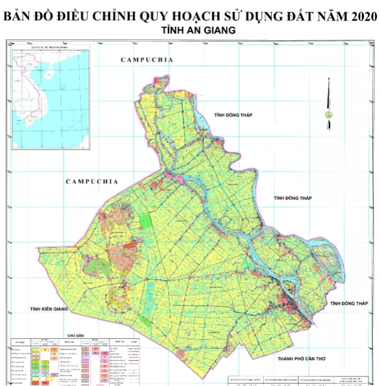  Bản đồ quy hoạch sử dụng đất tỉnh An Giang - Ảnh 2.