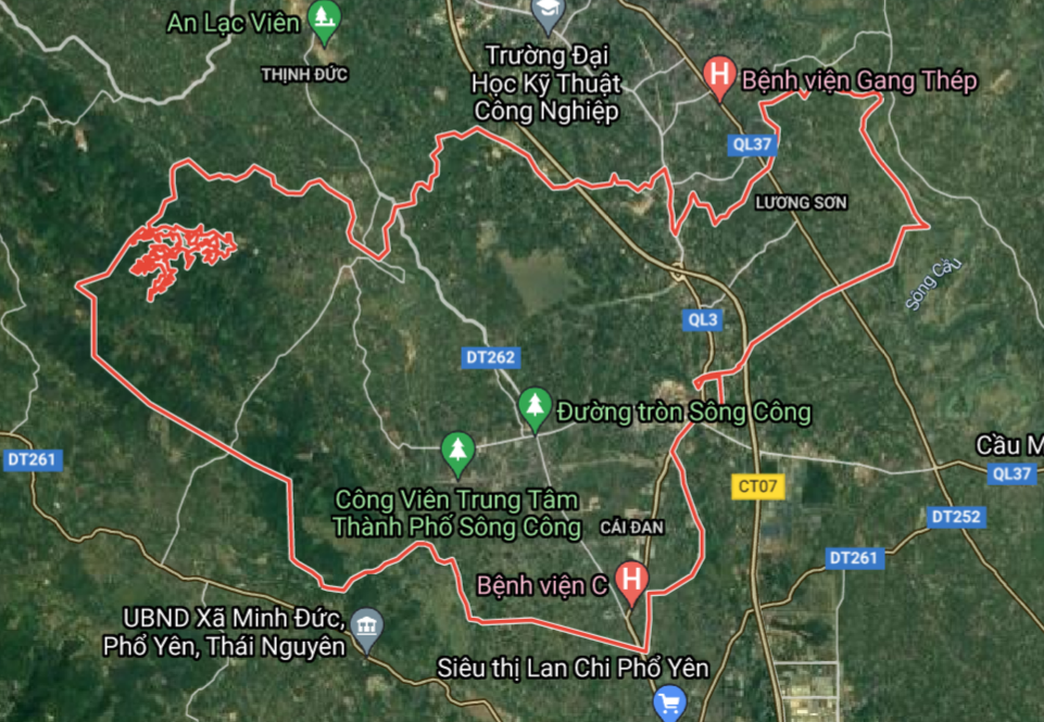 Bản đồ quy hoạch sử dụng đất thành phố Sông Công, tỉnh Thái Nguyên - Ảnh 1. Bản đồ quy hoạch sử dụng đất thành phố Sông Công, tỉnh Thái Nguyên - Ảnh 1.