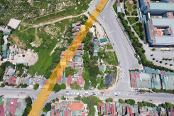 Cầu vượt nút giao Xa La - đường 70 chưa thi công do vướng 108 hộ dân
