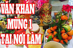 Văn khấn mùng 1 tại nơi làm việc