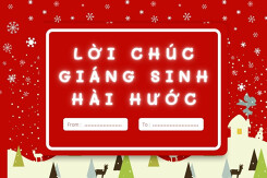 Top 30 lời chúc Giáng sinh hài hước và ý nghĩa năm 2021