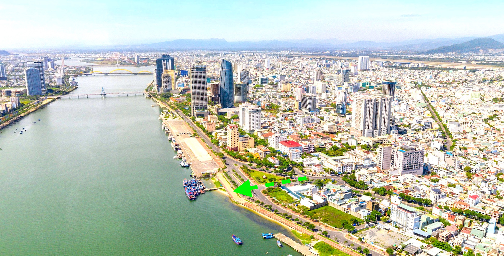 Vị trí Đà Nẵng quy hoạch làm đường ngầm qua sông Hàn, sân bay quốc tế - Ảnh 3. Vị trí Đà Nẵng quy hoạch làm đường ngầm qua sông Hàn, sân bay quốc tế - Ảnh 3.