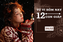 Tử vi hàng ngày hôm nay 20/12 của 12 con giáp: Hợi tài lộc vượng phát, Thìn tiến thoái lưỡng nan