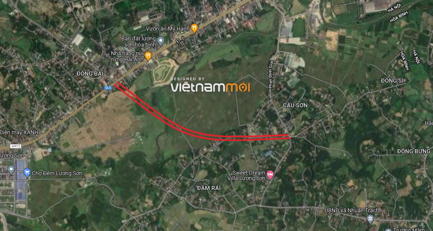 Đường sẽ mở ở huyện Lương Sơn, tỉnh Hòa Bình - Ảnh 3.