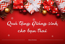 Tham khảo top 5 quà tặng Giáng sinh cho bạn trai năm 2021