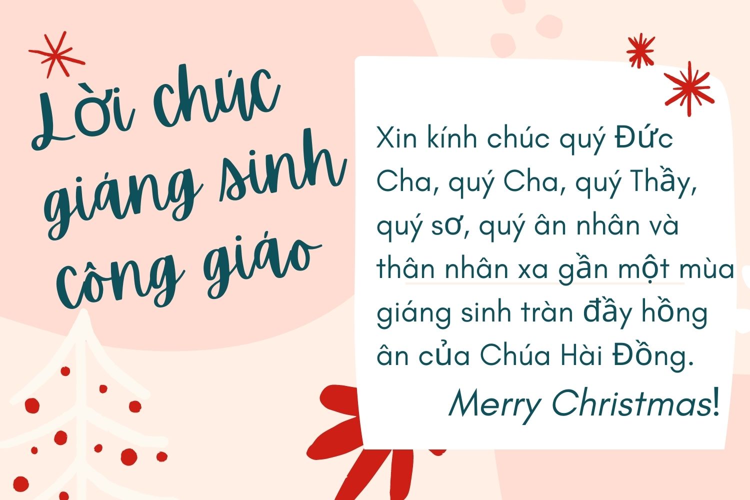 Lời chúc Giáng sinh cho người công giáo hay, ý nghĩa nhất năm 2021 - Ảnh 3. Lời chúc Giáng sinh cho người công giáo hay, ý nghĩa nhất năm 2021 - Ảnh 3.