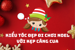 Mách bạn 3 kiểu tóc đẹp đi chơi Noel 2021 với kẹp càng cua đơn giản