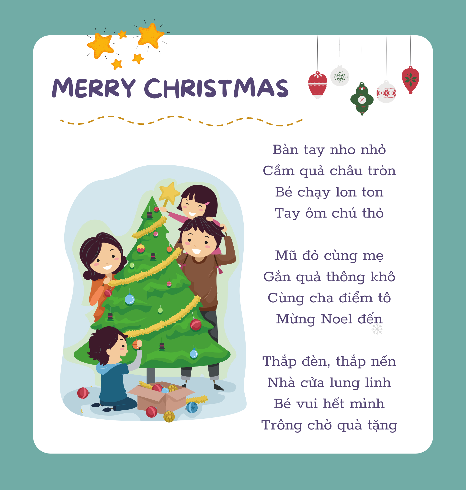 Top 5 bài thơ Giáng sinh cho thiếu nhi vui nhộn và mới nhất năm 2021 - Ảnh 1.