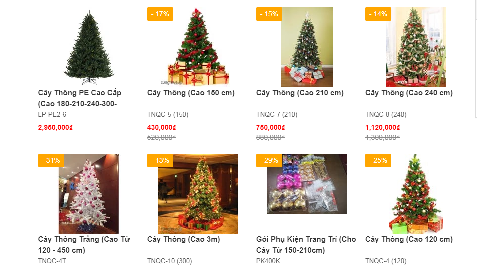 Cây thông Noel giá bao nhiêu? Bảng giá một số loại cây thông Noel trên thị trường năm 2021 - Ảnh 14.
