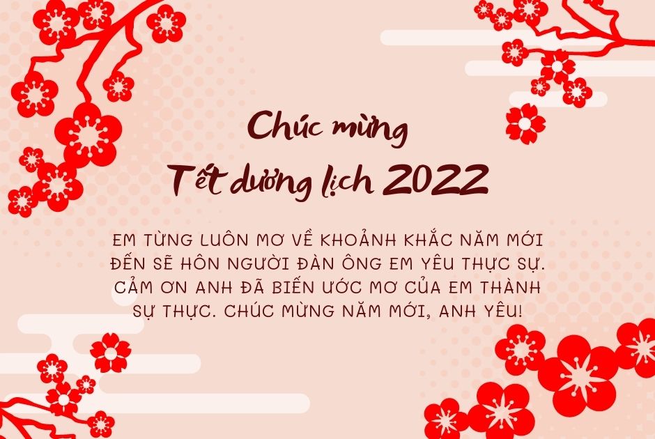 Top 30 lời chúc Tết dương lịch cho người yêu hài hước và ý nghĩa năm 2022 - Ảnh 3. Top 30 lời chúc Tết dương lịch cho người yêu hài hước và ý nghĩa năm 2022 - Ảnh 3.