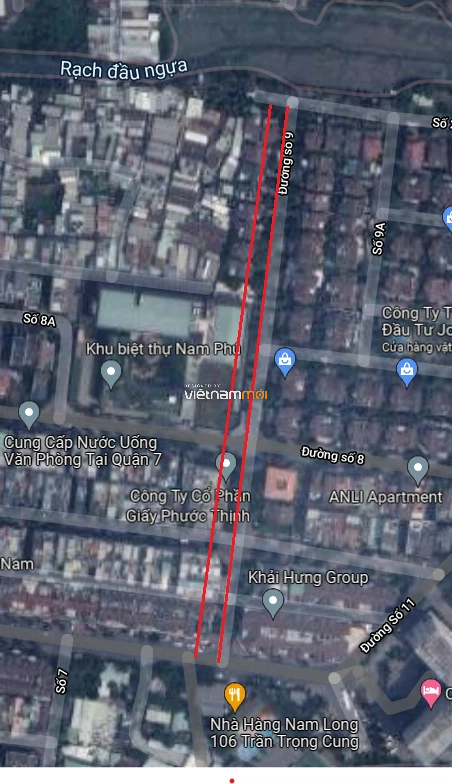 Đường sẽ mở theo quy hoạch ở phường Tân Thuận Đông, quận 7, TP HCM (phường 4) - Ảnh 4. Đường sẽ mở theo quy hoạch ở phường Tân Thuận Đông, quận 7, TP HCM (phường 4) - Ảnh 4.