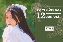 Tử vi hàng ngày hôm nay 27/12 của 12 con giáp: Hợi gia đạo bất hòa, Thìn sự nghiệp suôn sẻ