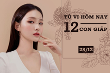 Tử vi hàng ngày hôm nay 28/12 của 12 con giáp: Tỵ đạt được mục tiêu đề ra, Tý gặp nhiều khó khăn