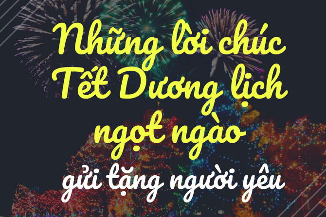 Những lời chúc Tết Dương lịch cho người yêu hay nhất