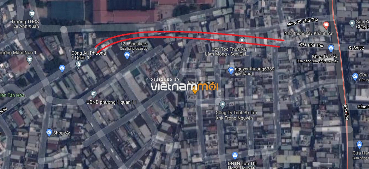 Đường sẽ mở theo quy hoạch ở phường 1, quận 11, TP HCM (phần 1) - Ảnh 5. Đường sẽ mở theo quy hoạch ở phường 1, quận 11, TP HCM (phần 1) - Ảnh 5.
