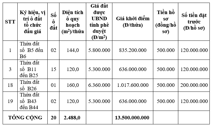 Vĩnh Phúc sắp đấu giá 20 thửa đất, khởi điểm 636 triệu đồng/thửa - Ảnh 1. Vĩnh Phúc sắp đấu giá 20 thửa đất, khởi điểm 636 triệu đồng/thửa - Ảnh 1.