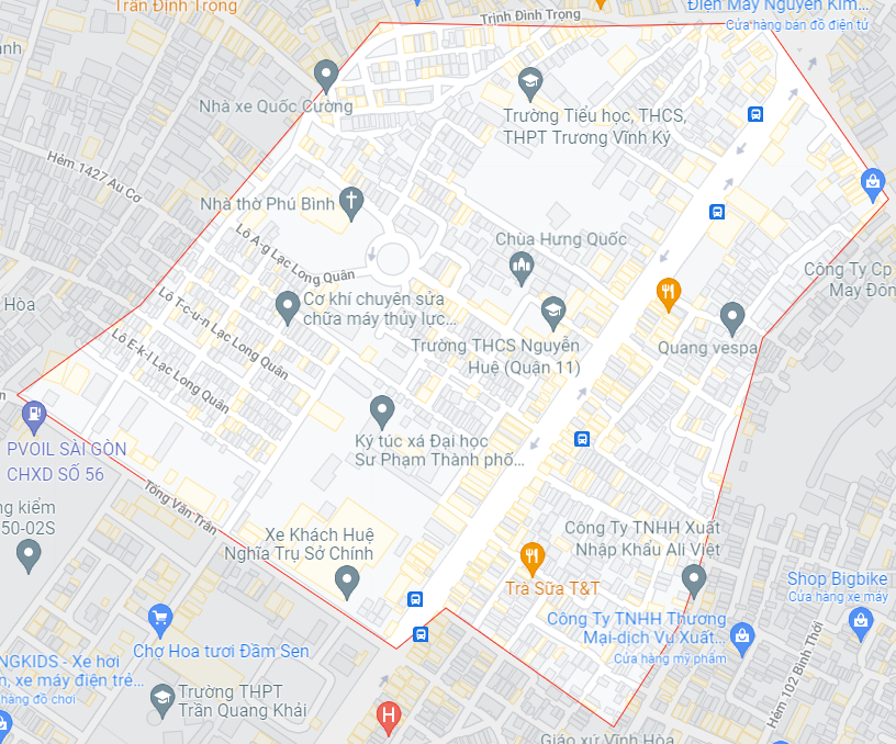 Đường sẽ mở theo quy hoạch ở phường 5, quận 11, TP HCM (phần 4) - Ảnh 1. Đường sẽ mở theo quy hoạch ở phường 5, quận 11, TP HCM (phần 4) - Ảnh 1.