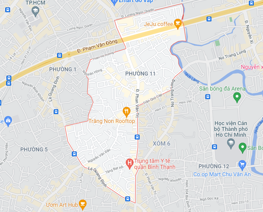 Đường sẽ mở theo quy hoạch ở phường 11, quận Bình Thạnh, TP HCM (phần 1) - Ảnh 1. Đường sẽ mở theo quy hoạch ở phường 11, quận Bình Thạnh, TP HCM (phần 1) - Ảnh 1.
