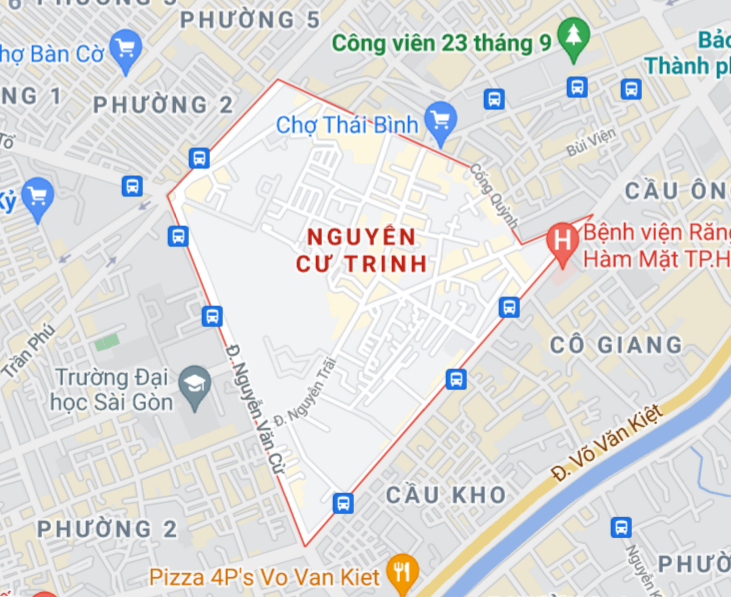 Đường sẽ mở theo quy hoạch ở phường Nguyễn Cư Trinh, quận 1, TP HCM (phần 1) - Ảnh 1. Đường sẽ mở theo quy hoạch ở phường Nguyễn Cư Trinh, quận 1, TP HCM (phần 1) - Ảnh 1.