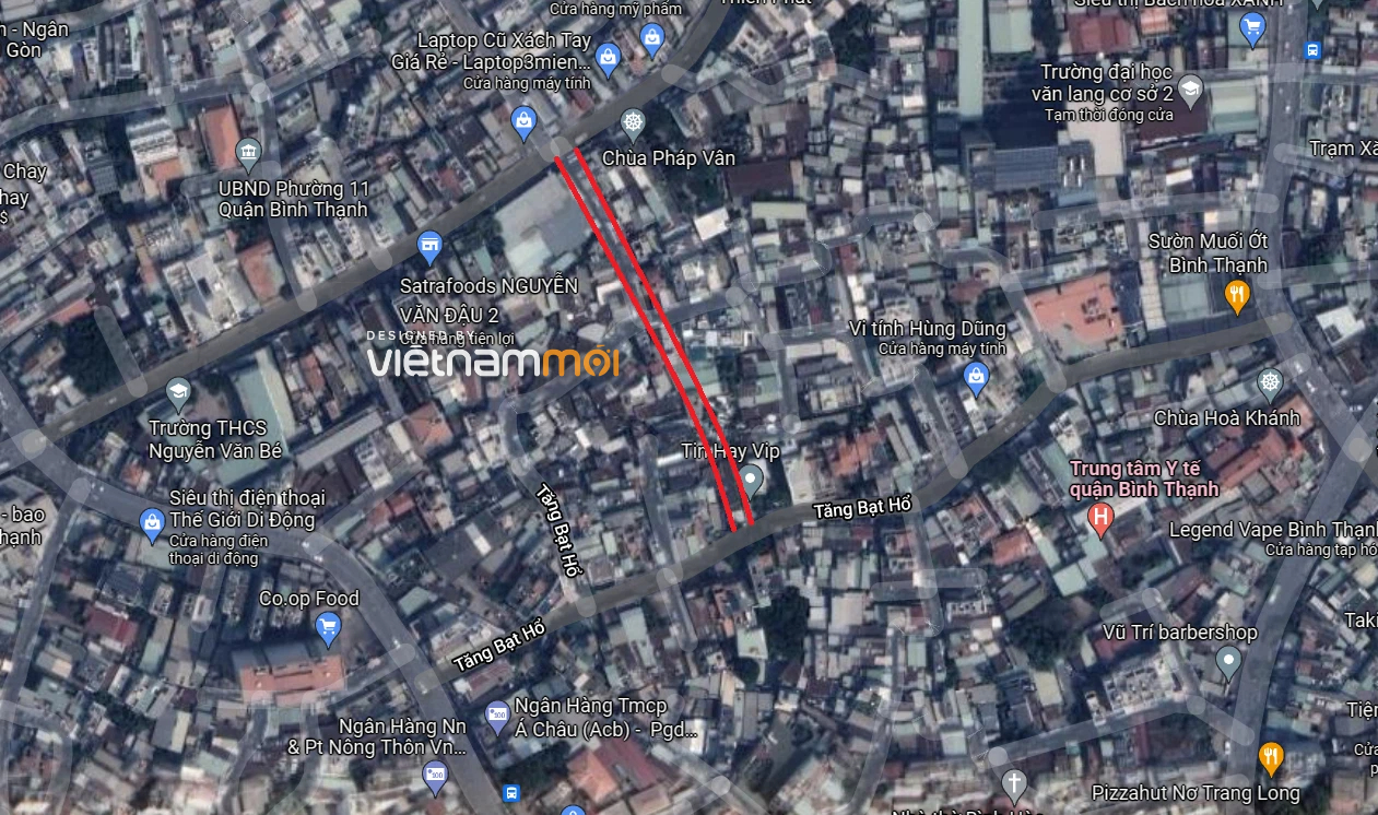 Đường sẽ mở theo quy hoạch ở phường 11, quận Bình Thạnh, TP HCM (phần 1) - Ảnh 3. Đường sẽ mở theo quy hoạch ở phường 11, quận Bình Thạnh, TP HCM (phần 1) - Ảnh 3.