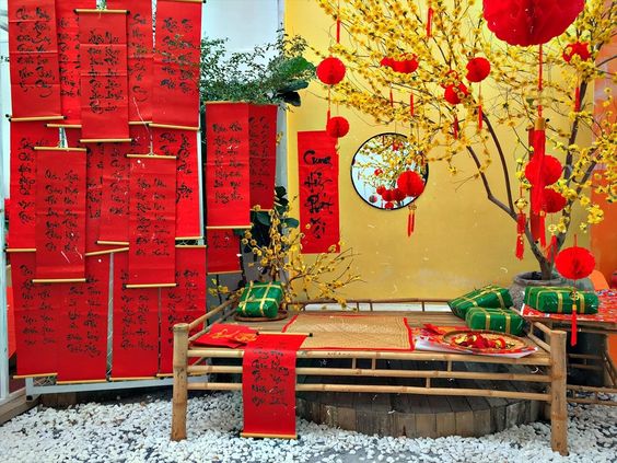 Top 5 ý tưởng trang trí Tết văn phòng với tiểu cảnh đẹp ấn tượng năm 2022 - Ảnh 6. Top 5 ý tưởng trang trí Tết văn phòng với tiểu cảnh đẹp ấn tượng năm 2022 - Ảnh 6.