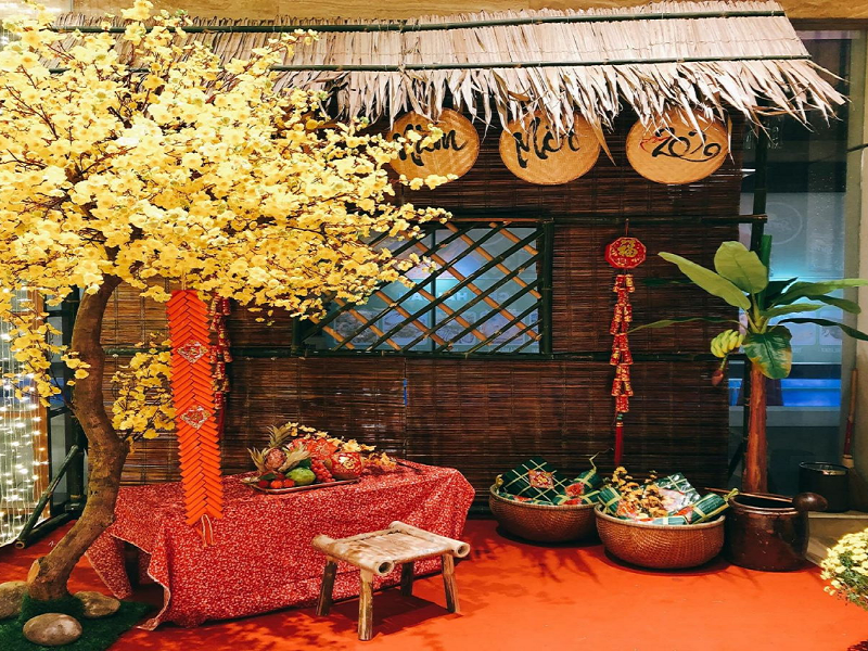 Top 5 ý tưởng trang trí Tết văn phòng với tiểu cảnh đẹp ấn tượng năm 2022 - Ảnh 7. Top 5 ý tưởng trang trí Tết văn phòng với tiểu cảnh đẹp ấn tượng năm 2022 - Ảnh 7.