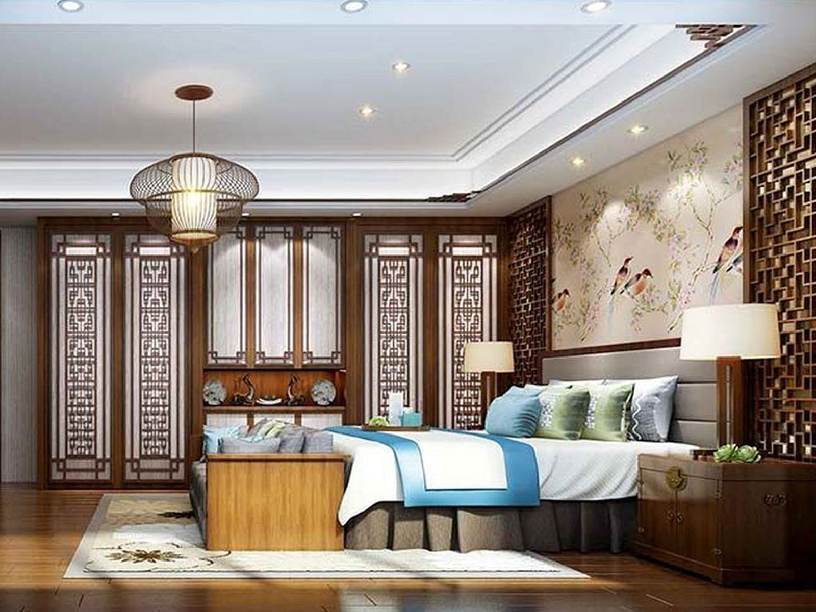 Gợi ý cách trang trí phòng ngủ theo phong cách Trung Quốc chuẩn đẹp - Ảnh 6. Gợi ý cách trang trí phòng ngủ theo phong cách Trung Quốc chuẩn đẹp - Ảnh 6.