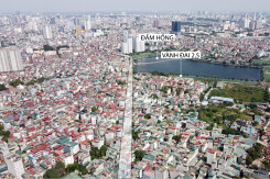 Toàn cảnh dự án đường Vương Thừa Vũ kéo dài đang được Hà Nội rà soát