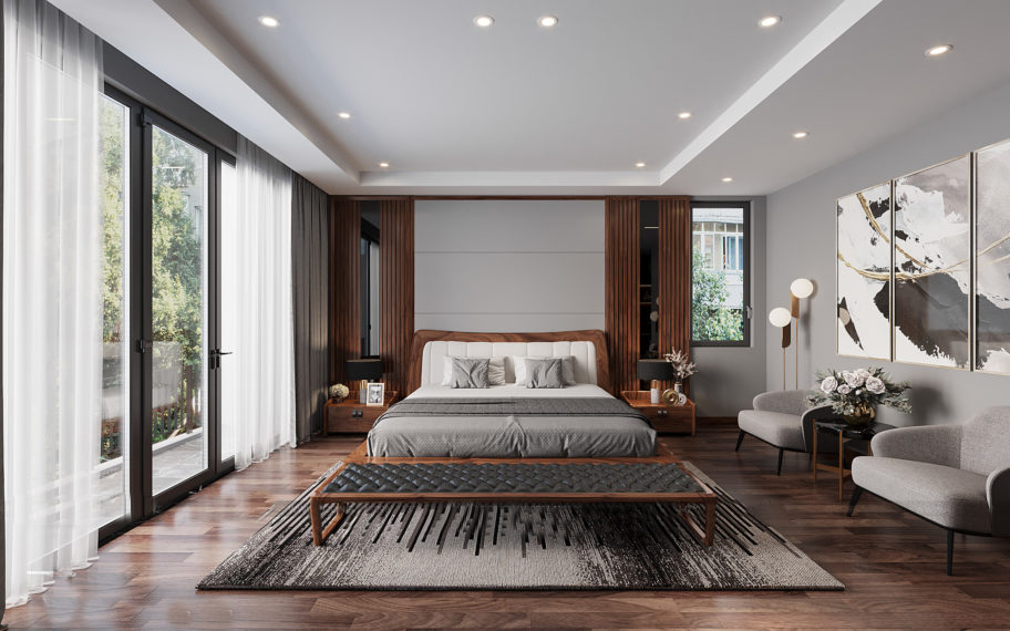 5 cách bố trí phong thủy giường ngủ giúp gia đình hòa thuận, viên mãn - Ảnh 7. 5 cách bố trí phong thủy giường ngủ giúp gia đình hòa thuận, viên mãn - Ảnh 7.