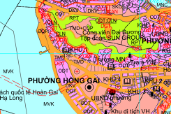 Bản đồ quy hoạch sử dụng đất phường Hồng Gai, thành phố Hạ Long, tỉnh Quảng Ninh