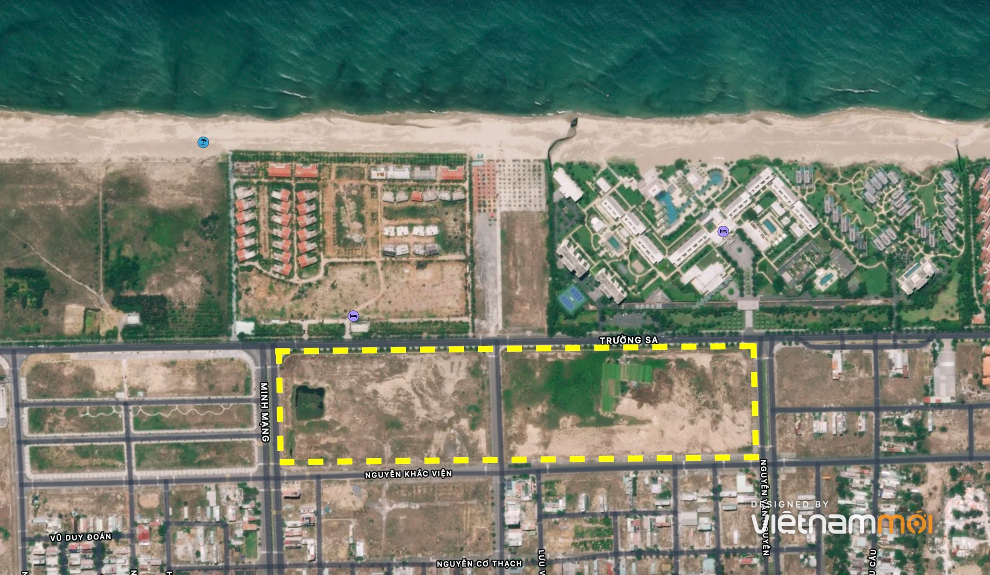 Cận cảnh hai khu đất vụ SUDICO và Land Hà Hải kiện nhau khiến một người uống thuốc tự tử tại tòa - Ảnh 1.