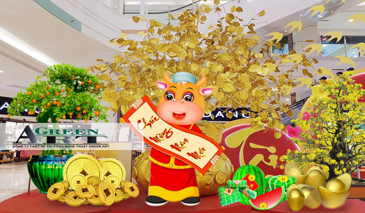 Gợi ý những tiểu cảnh trang trí Tết 2021 độc đáo - Ảnh 3.
