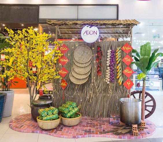 Gợi ý những tiểu cảnh trang trí Tết 2021 độc đáo - Ảnh 4.
