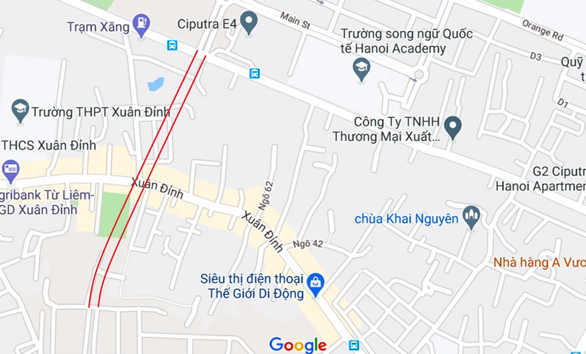 đường sẽ mở theo qui hoạch ở phường Xuân Tảo, Bắc Từ Liêm, Hà Nội - Ảnh 2.