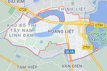 Đấu giá 3 ô đất tại quận Hoàng Mai, Hà Nội, giá khởi điểm từ 18,3 tỷ đồng