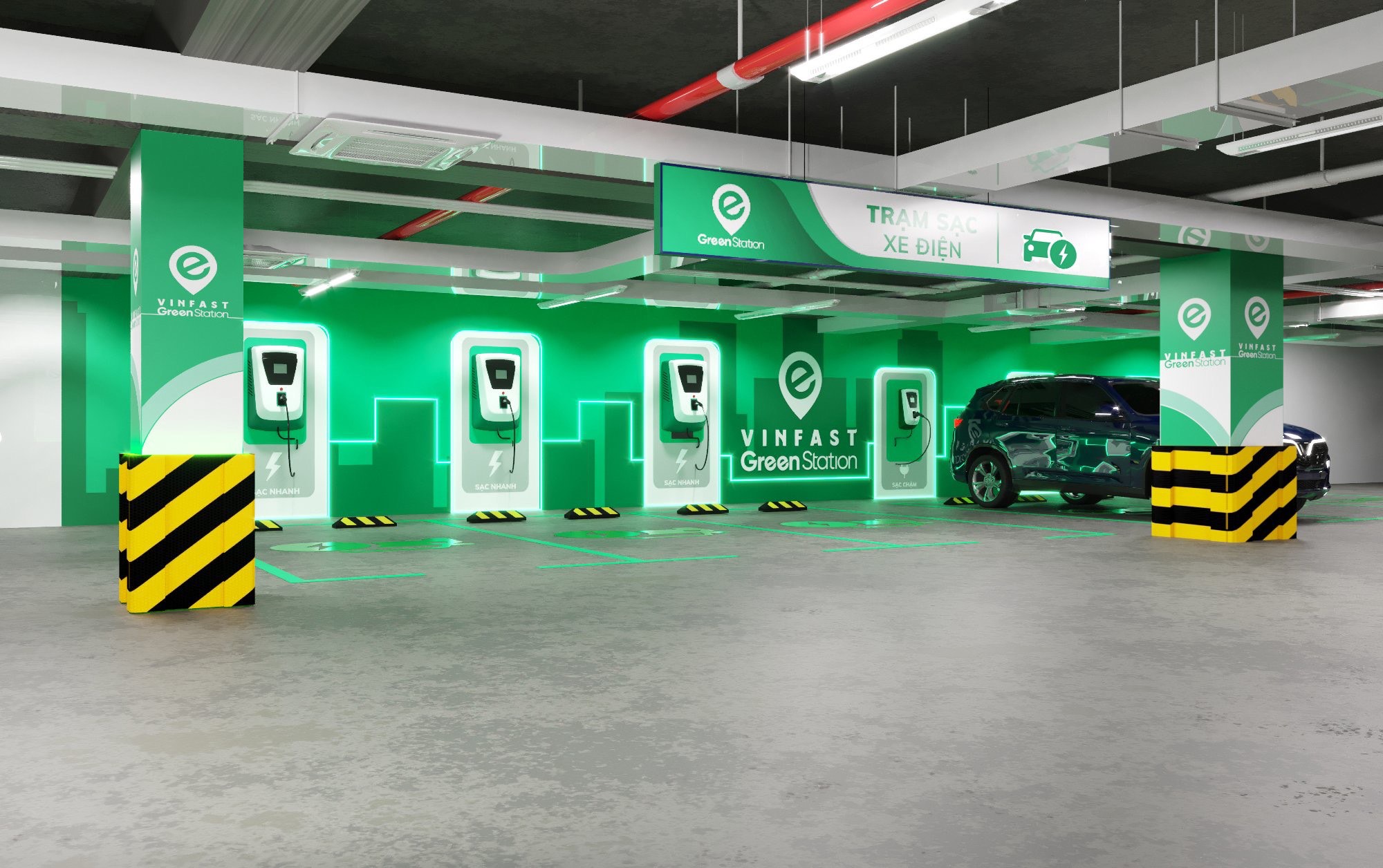 VinFast sẽ triển khai hơn 2.000 trạm sạc xe điện trong năm 2021 - Ảnh 1.
