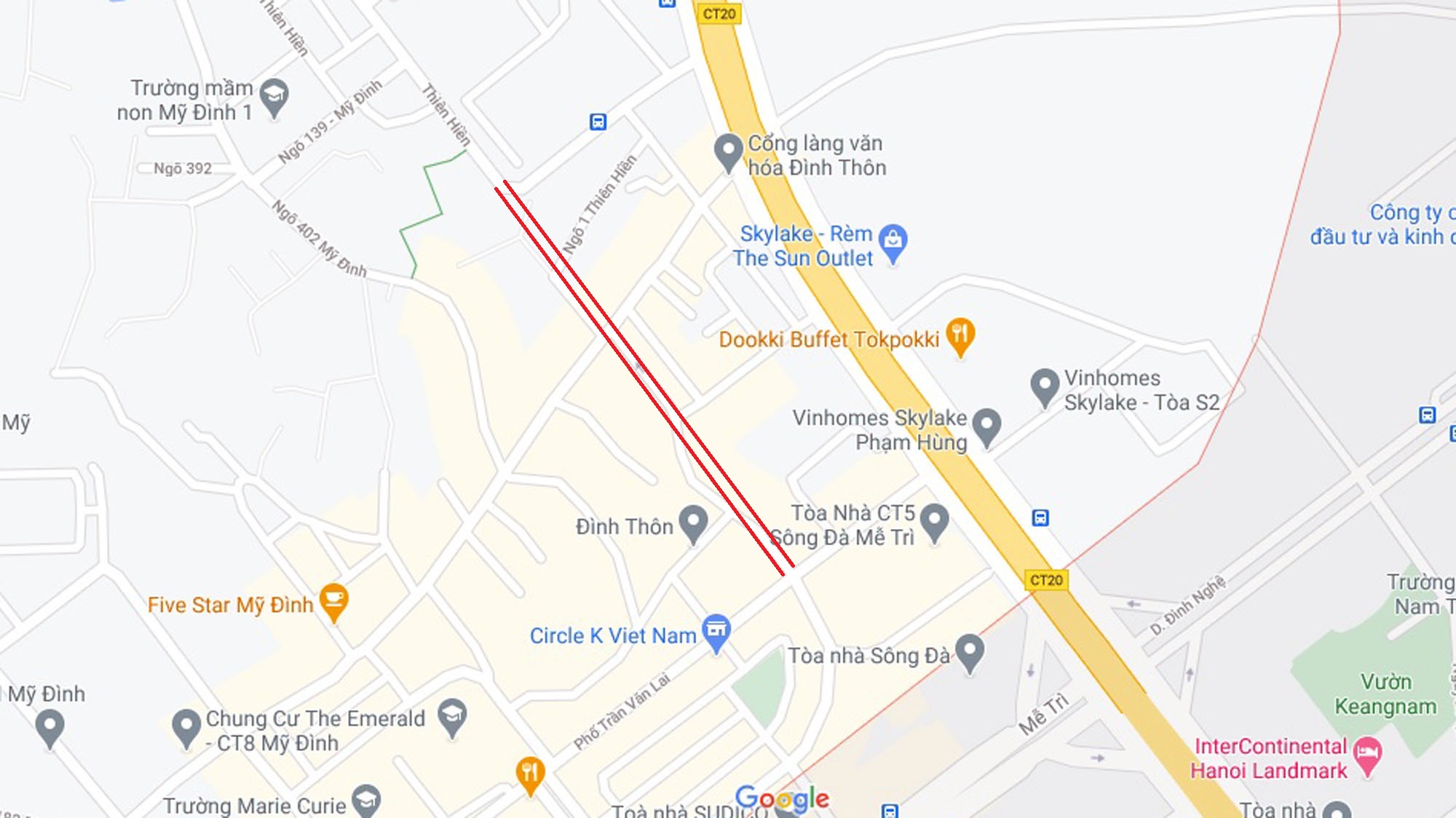 Đường sẽ mở theo qui hoạch ở phường Mỹ Đình 1, Nam Từ Liêm, Hà Nội (phần 2) - Ảnh 10. Đường sẽ mở theo qui hoạch ở phường Mỹ Đình 1, Nam Từ Liêm, Hà Nội (phần 2) - Ảnh 10.